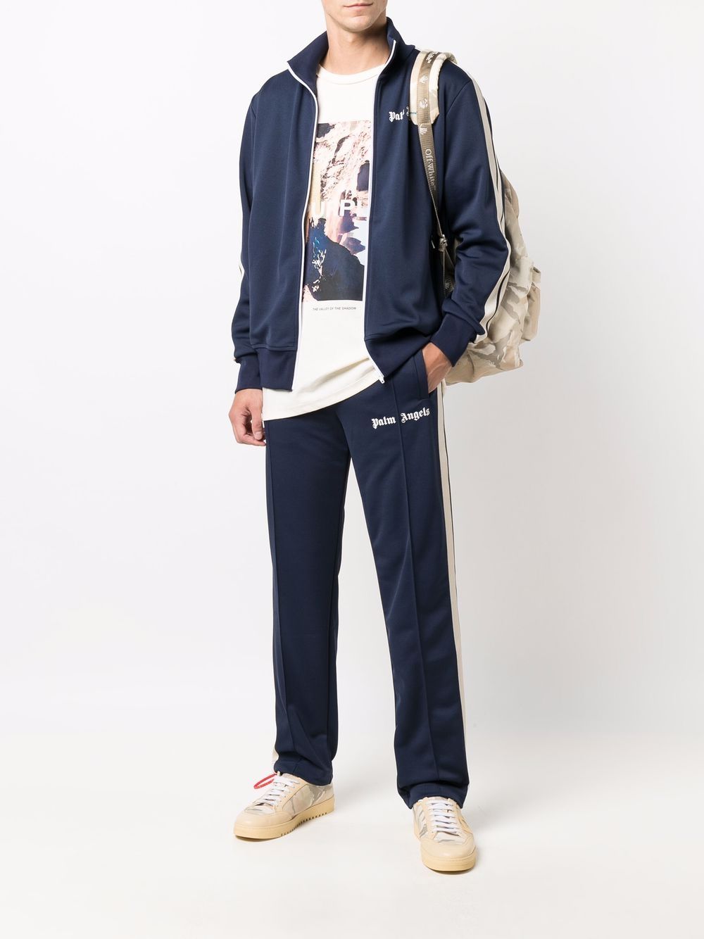 PALM ANGELS Classic Track Jacket Navy – MAISONDEFASHION.COM