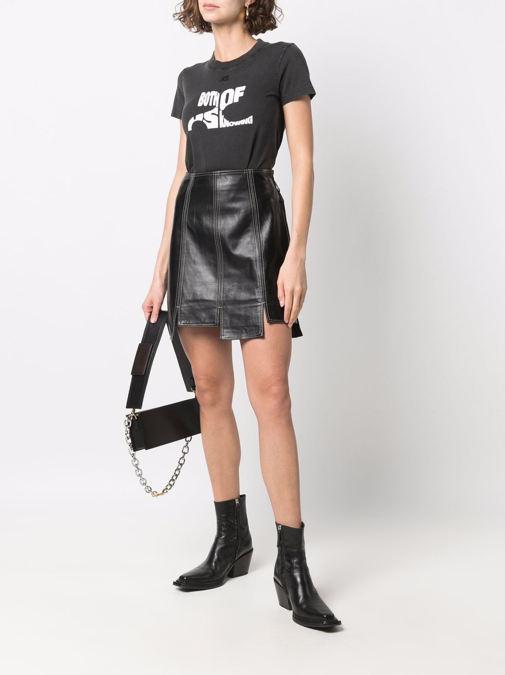 courreges BOTH OF US KNOWING Tシャツ COURRÈGES WOMEN Both Of Us Knowing T-Shirt Black – MAISONDEFASHION.COM
