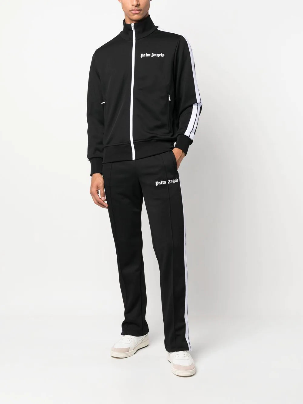 PALM ANGELS Classic Track Jacket Black/White – MAISONDEFASHION.COM