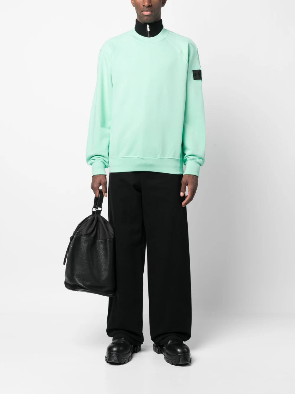 STONE ISLAND SHADOW PROJECT Logo Patch Sweatshirt Green