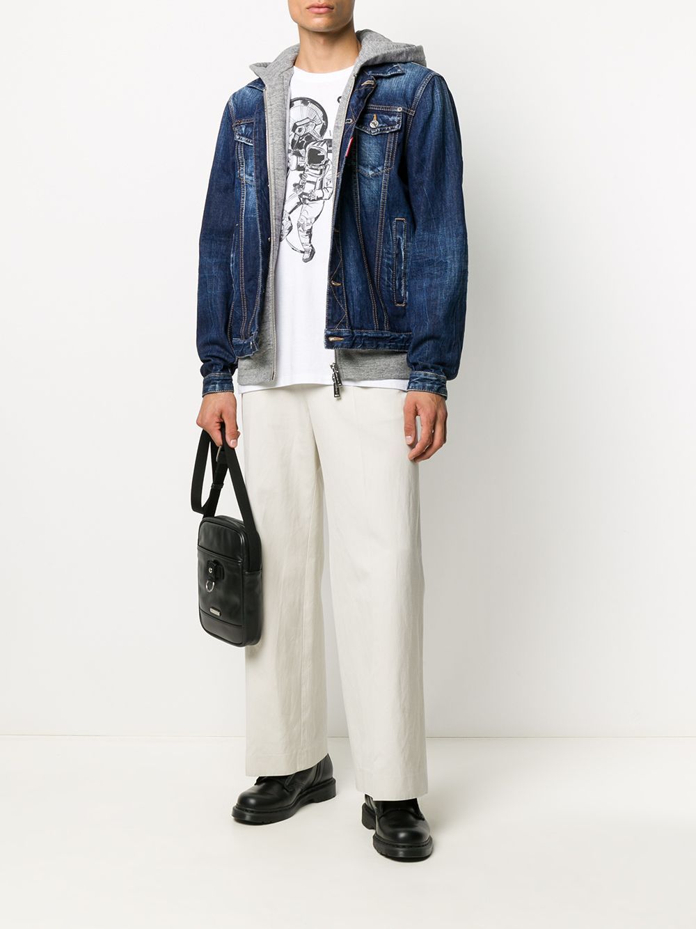 DSQUARED2 ICON Logo Denim Jacket – MAISONDEFASHION.COM