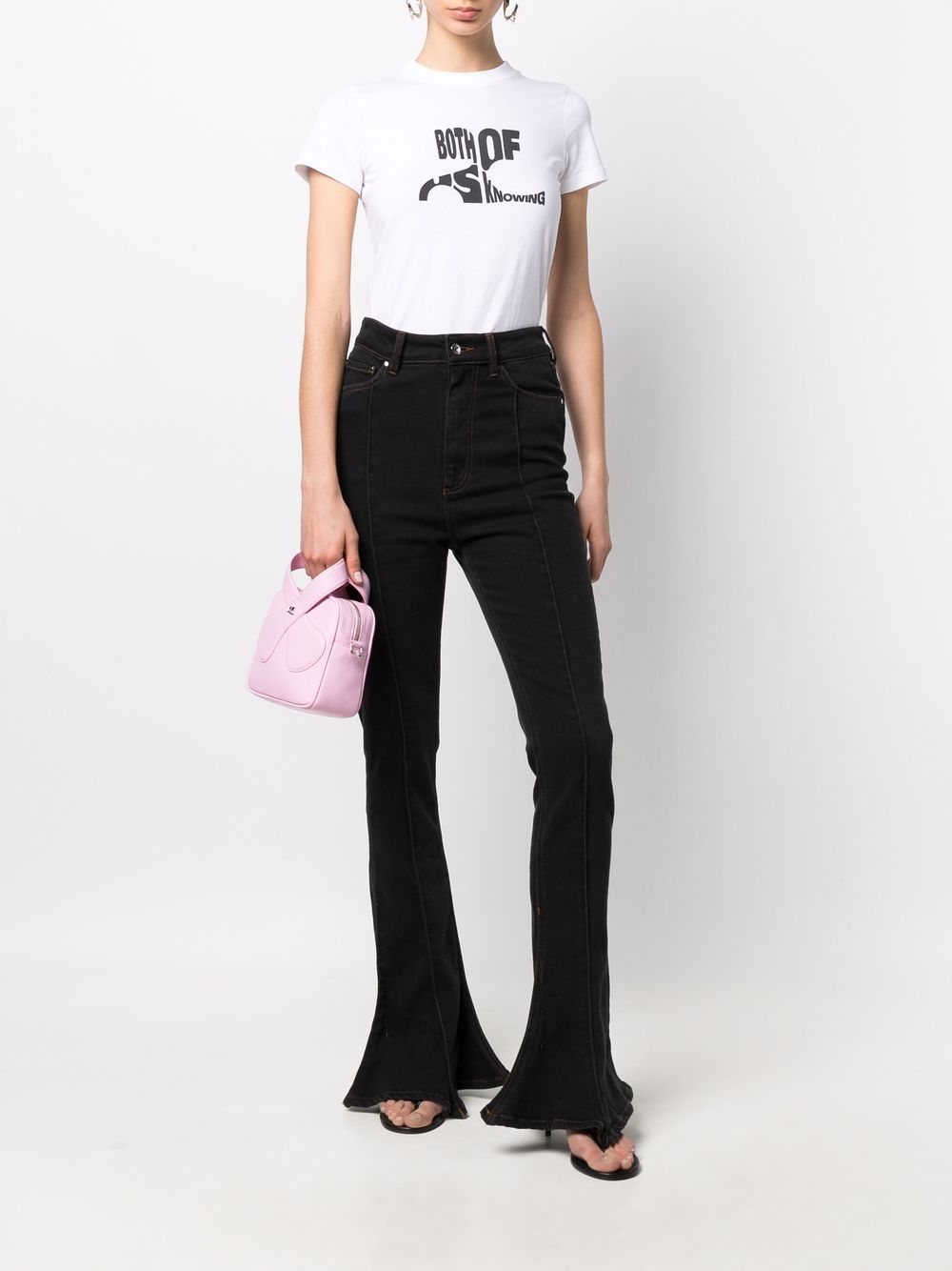 COURRÈGES WOMEN Both Of Us Knowing T-Shirt White – MAISONDEFASHION.COM