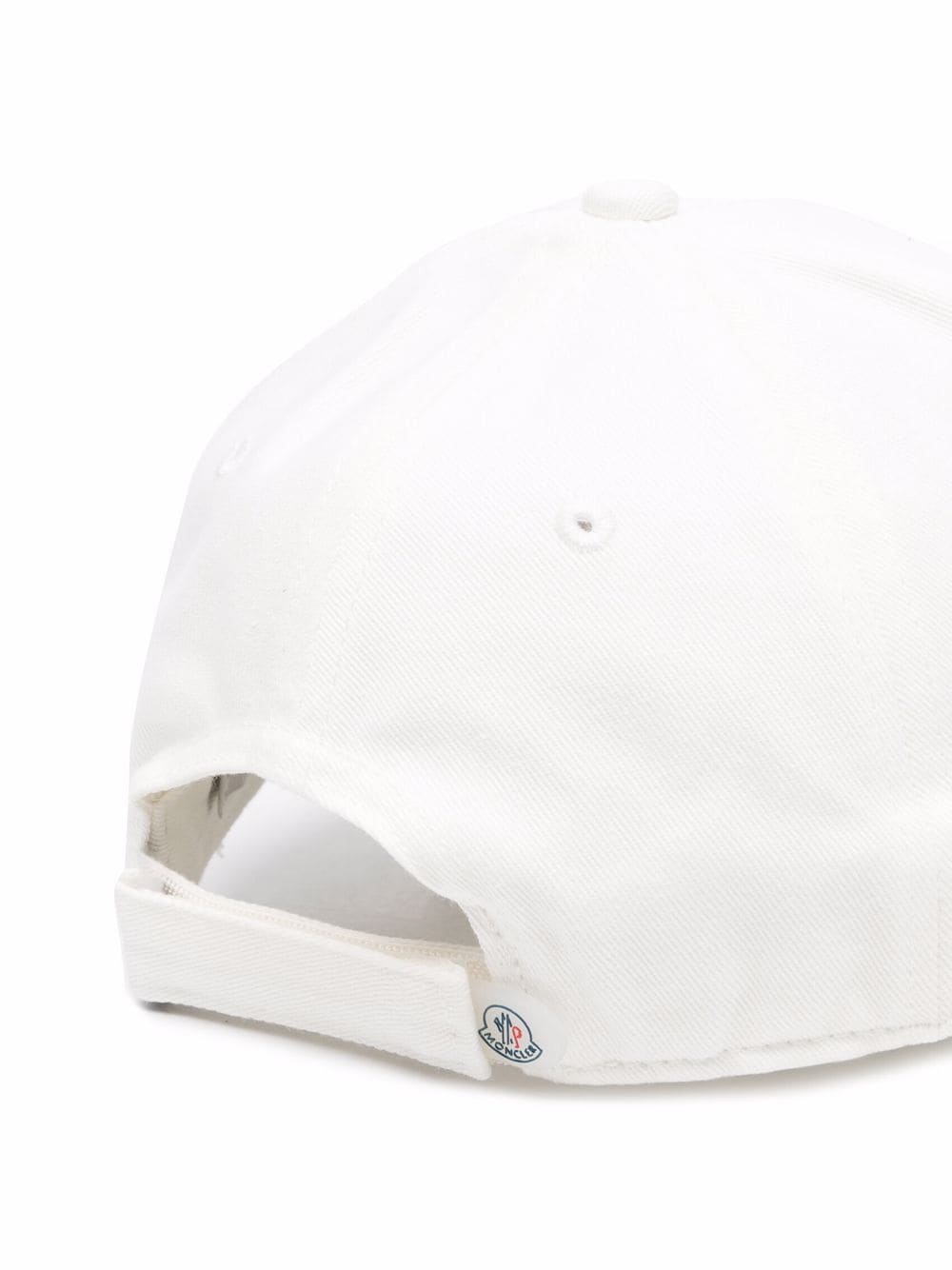 MONCLER KIDS Logo-Patch Baseball Cap White – MAISONDEFASHION.COM display picture 3
