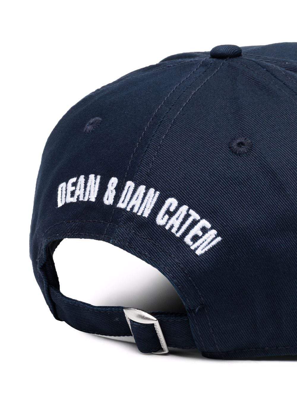 DSQUARED2 Brothers Union Cap Navy – MAISONDEFASHION.COM