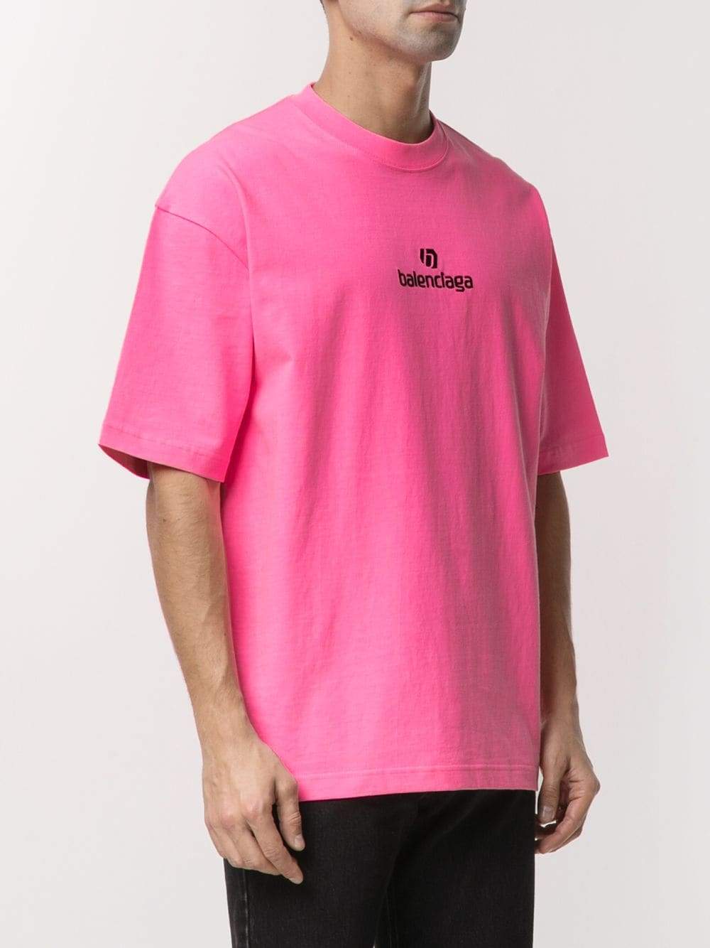 BALENCIAGA Sponsor Logo T-Shirt Black Maison De Fashion