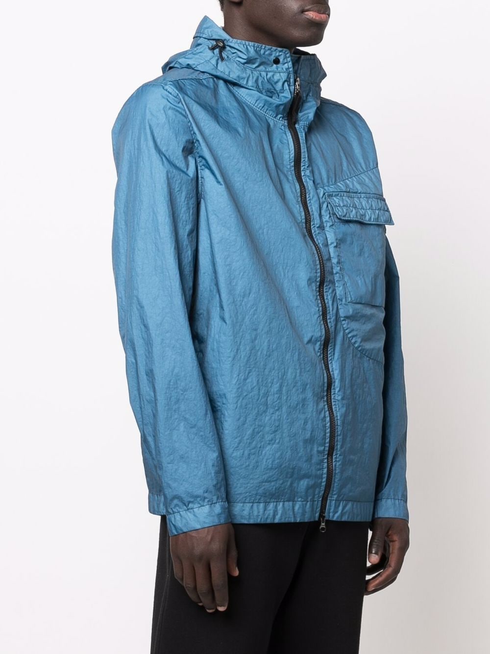 STONE ISLAND Membrane Patch Jacket Blue – MAISONDEFASHION.COM
