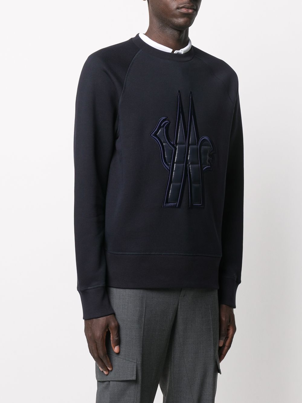MONCLER GRENOBLE Maglia Girocollo Logo Sweatshirt