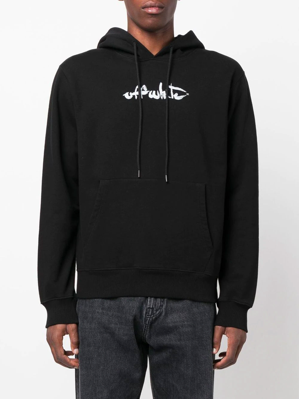 OFF-WHITE Paint Arrow Slim Hoodie Black – MAISONDEFASHION.COM