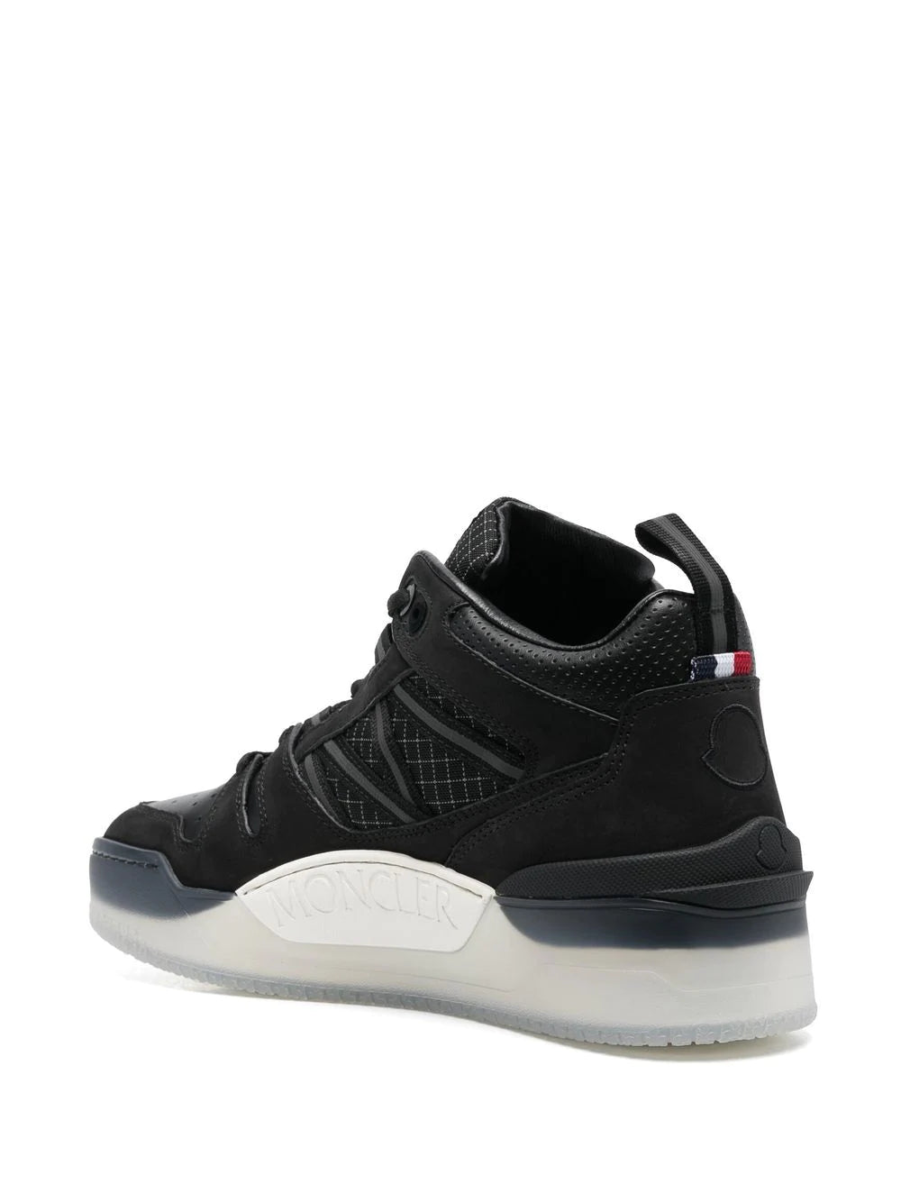 MONCLER Pivot Mid High Top Sneakers Black – MAISONDEFASHION.COM MONCLER Pivot Mid High Top Sneakers Black – MAISONDEFASHION.COM