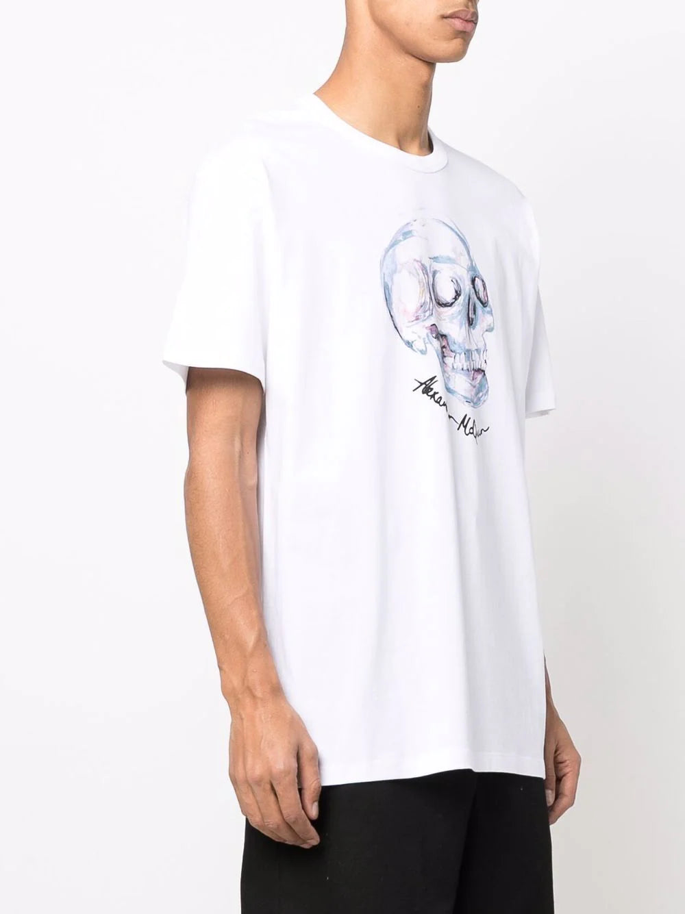 ★alexander mcqueen★ Skull Print T-Shirt White 704988QTZ090 23955668_54441725_600.jpg