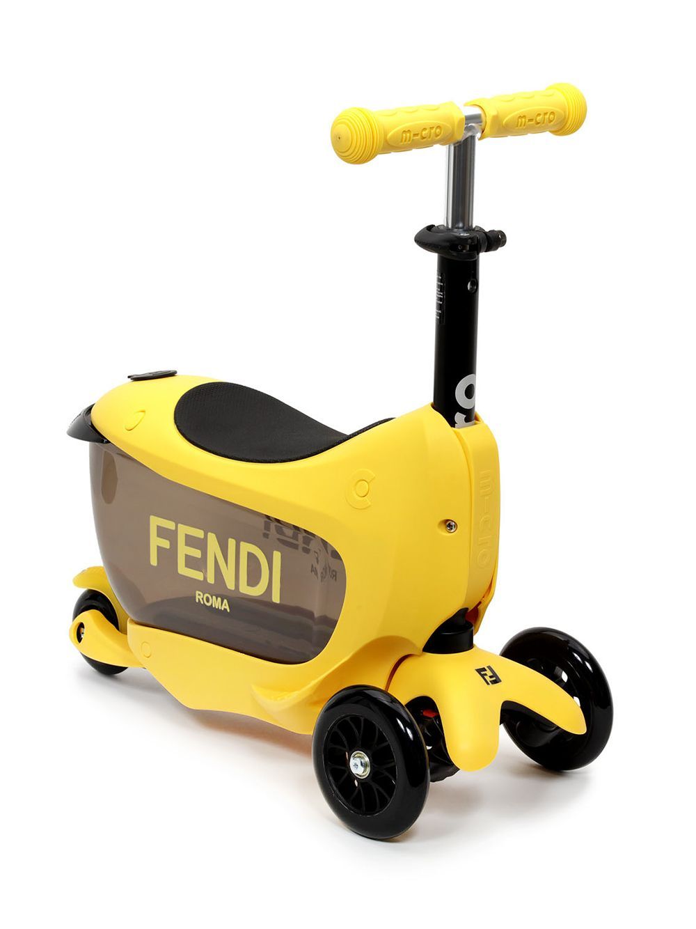 FENDI KIDS Micro Baby Scooter Yellow – MAISONDEFASHION.COM