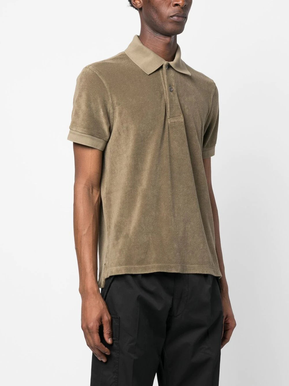 TOM FORD Towelling Polo Shirt Brown – MAISONDEFASHION.COM