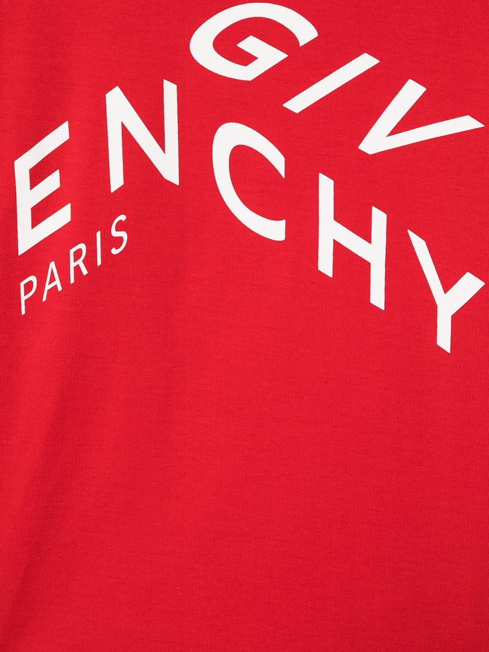 GIVENCHY KIDS Graphic logo print T-shirt Red –