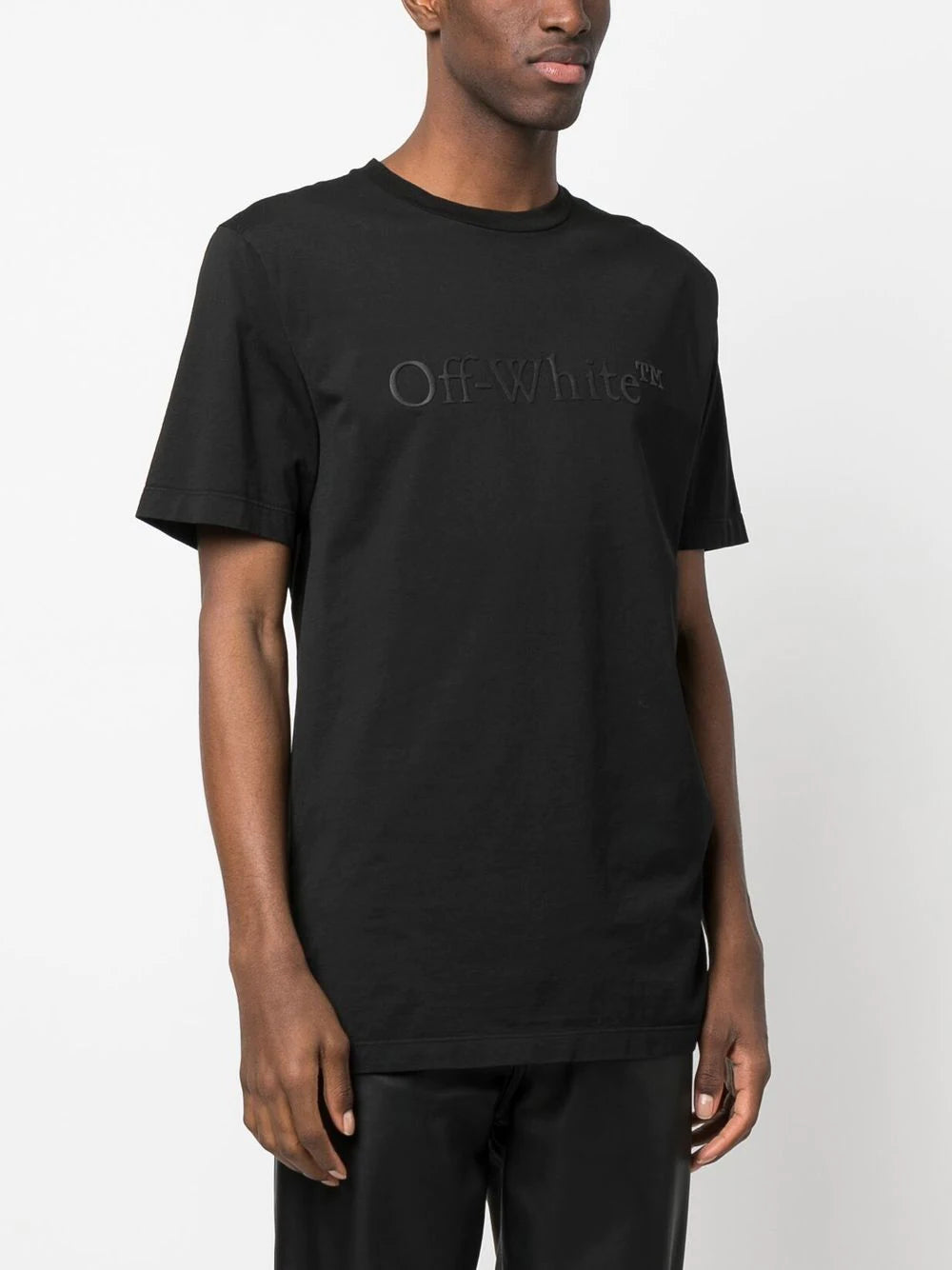 OFF WHITE♡ ブラック Bookish スリムフィットTシャツ Black/White Big Bookish Skate S/S Tee in BLACK for Men | Off