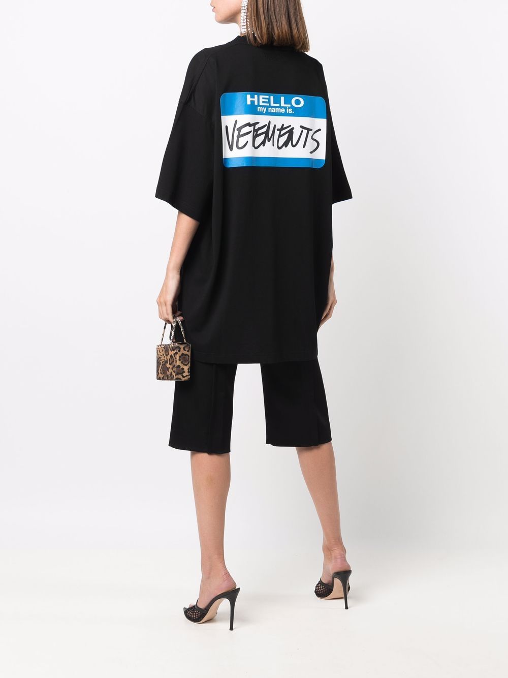 VETEMENTS My Name Is oversized T-shirt Black – MAISONDEFASHION.COM