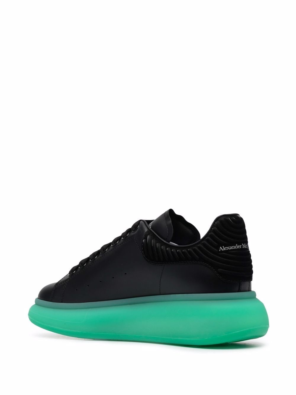 ALEXANDER MCQUEEN Oversized Sneakers Black/Green - MAISONDEFASHION.COM