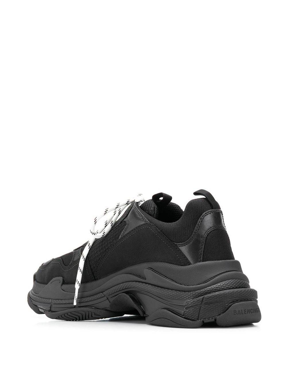 BALENCIAGA Triple S Sneakers Black - MAISONDEFASHION.COM