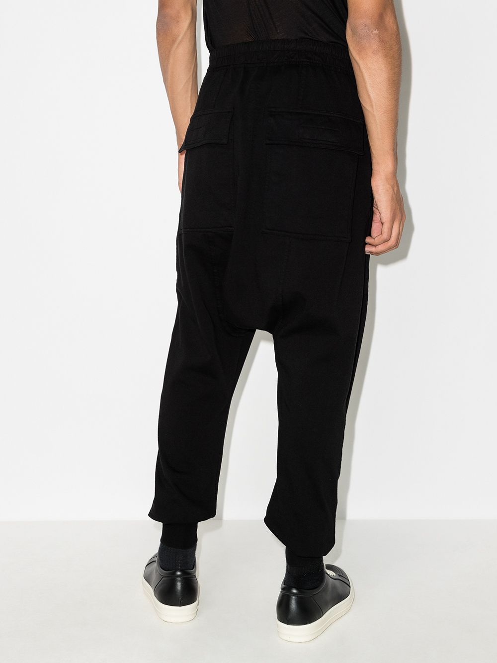 RICK OWENS DRKSHDW Prisoner drawstring track pants Black