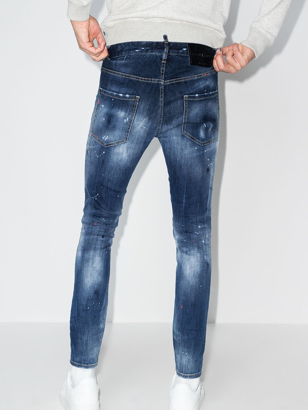DSQUARED2 Super Twinky skinny jeans Blue – MAISONDEFASHION.COM