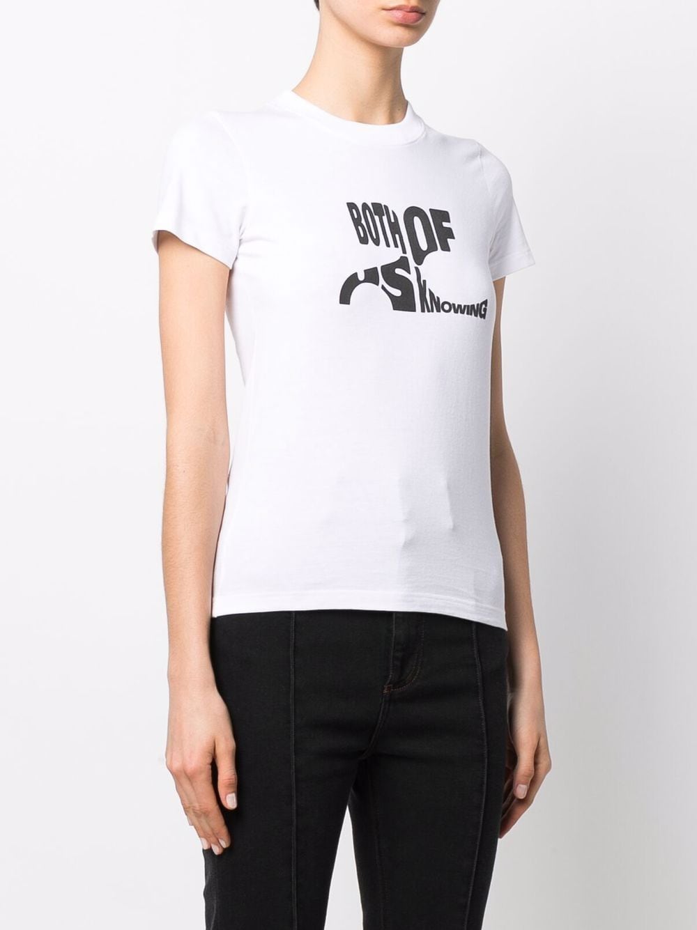 courreges BOTH OF US KNOWING Tシャツ COURRÈGES WOMEN Both Of Us Knowing T-Shirt White – MAISONDEFASHION.COM
