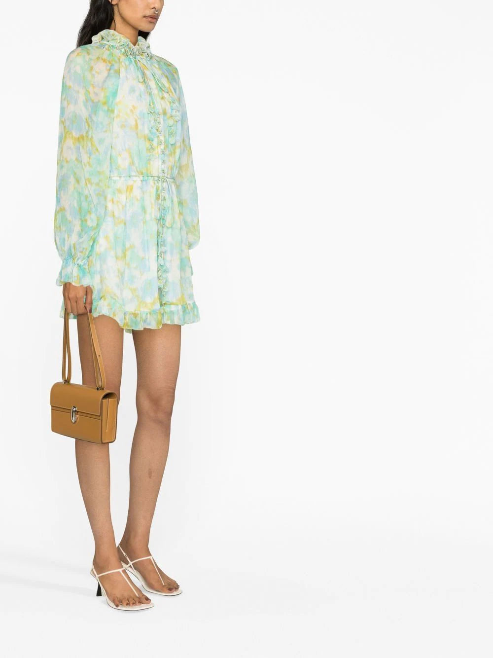 ZIMMERMANN WOMEN Aqua Ikat Floral Print Dress Blue/Green –  MAISONDEFASHION.COM