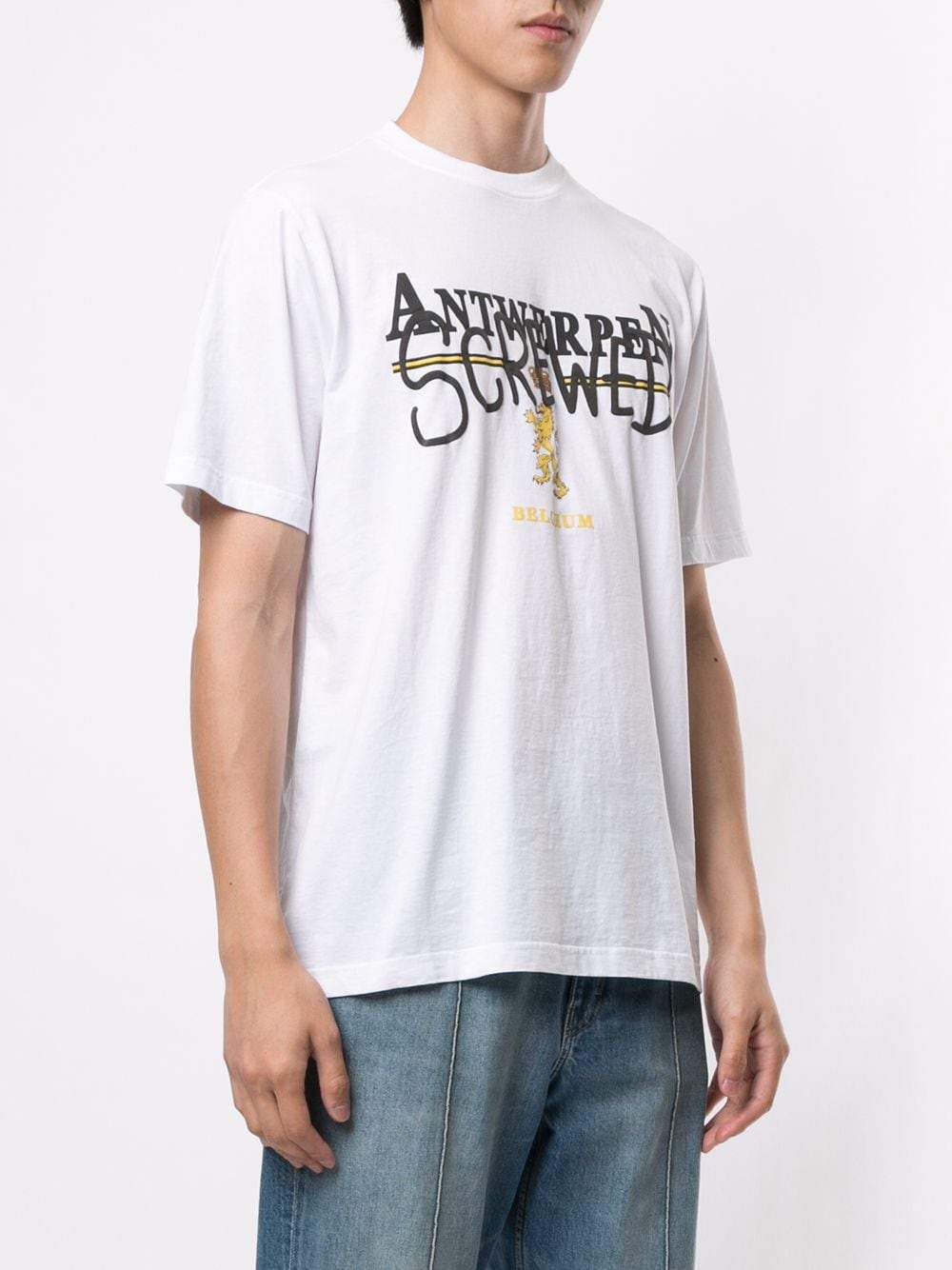 Vetements Antwerpen print T-shirt white Maison De Fashion 