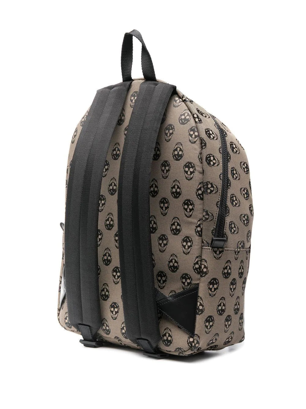 ALEXANDER MCQUEEN Skull Backpack Beige/Black
