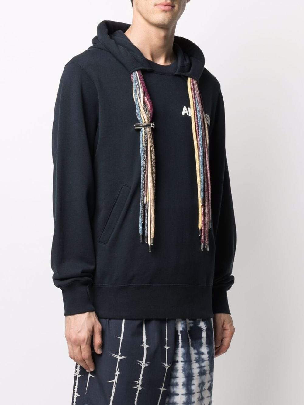 AMBUSH Logo Multicord Hoodie Navy – MAISONDEFASHION.COM