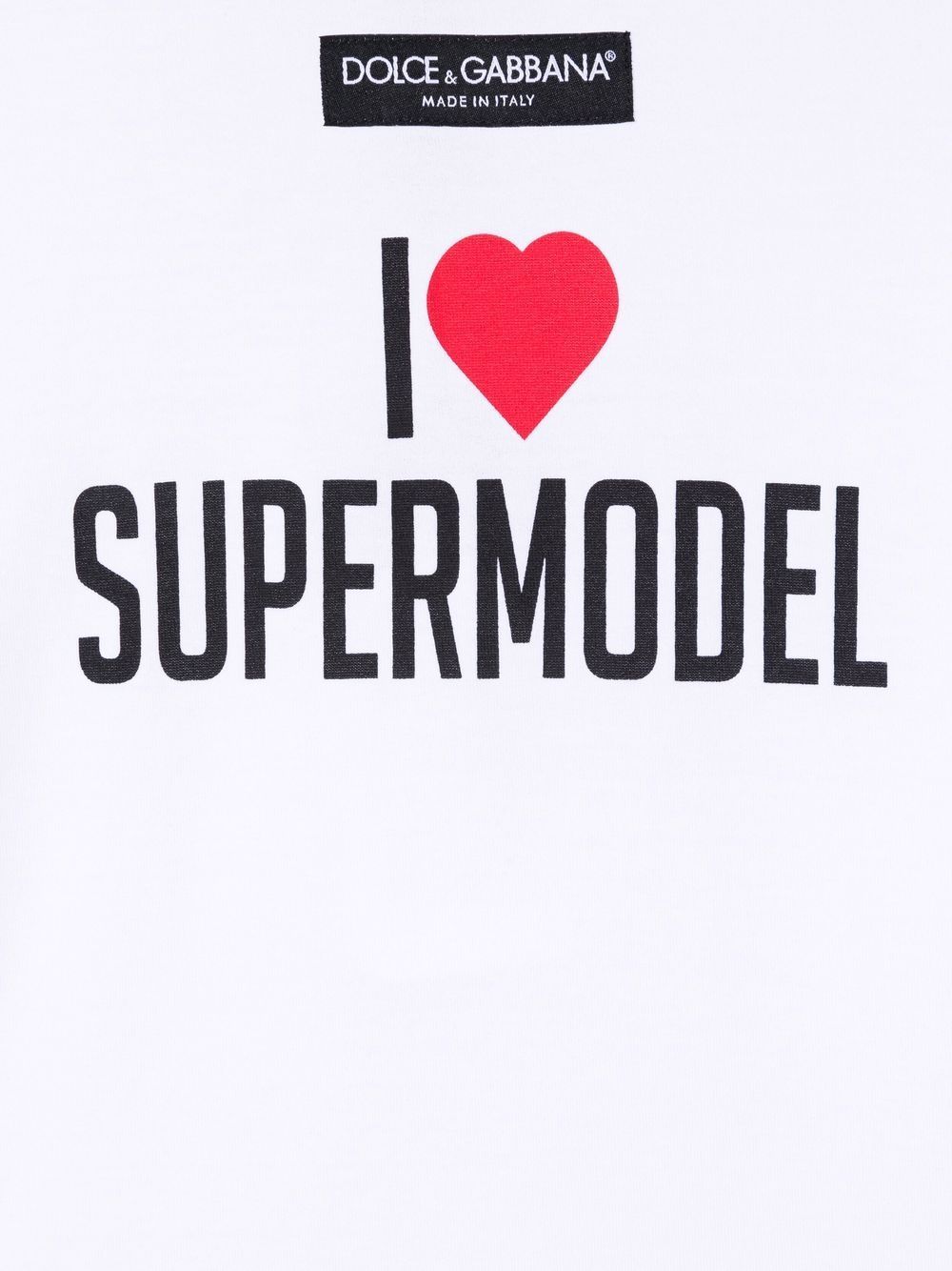 DOLCE & GABBANA KIDS Short-sleeve cotton T-shirt White - MAISONDEFASHION.COM