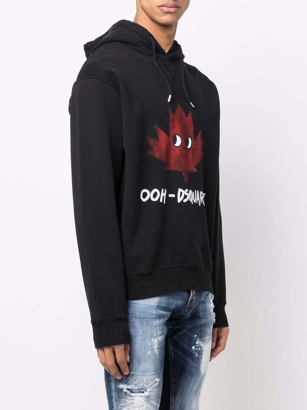 DSQUARED2 logo print hoodie | Dsquared2 – MAISONDEFASHION.COM