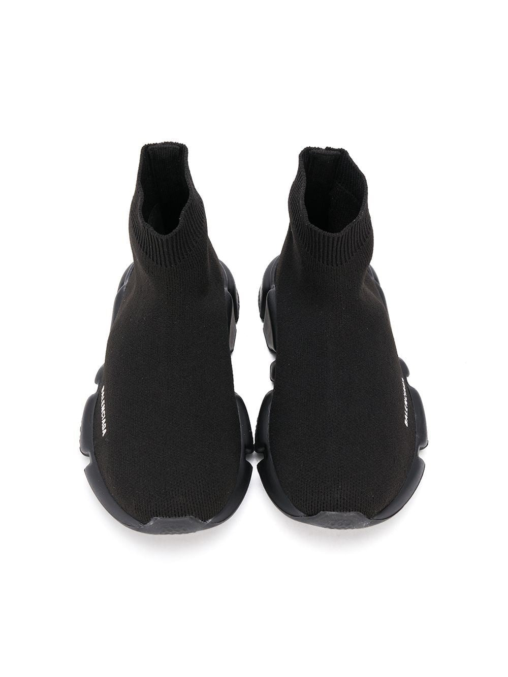 Balenciaga  コラボ スニーカー　キッズ Balenciaga kids speed runner black/black Maison De Fashion