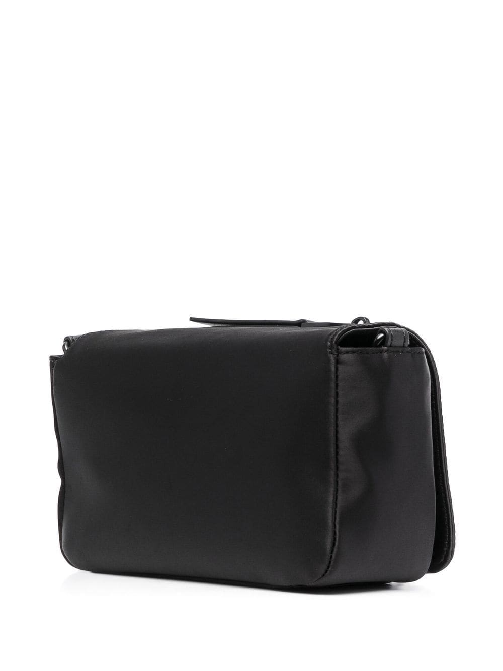 VERSACE JEANS COUTURE WOMEN Logo Shoulder Bag Black VERSACE JEANS COUTURE WOMEN Logo Shoulder Bag Black