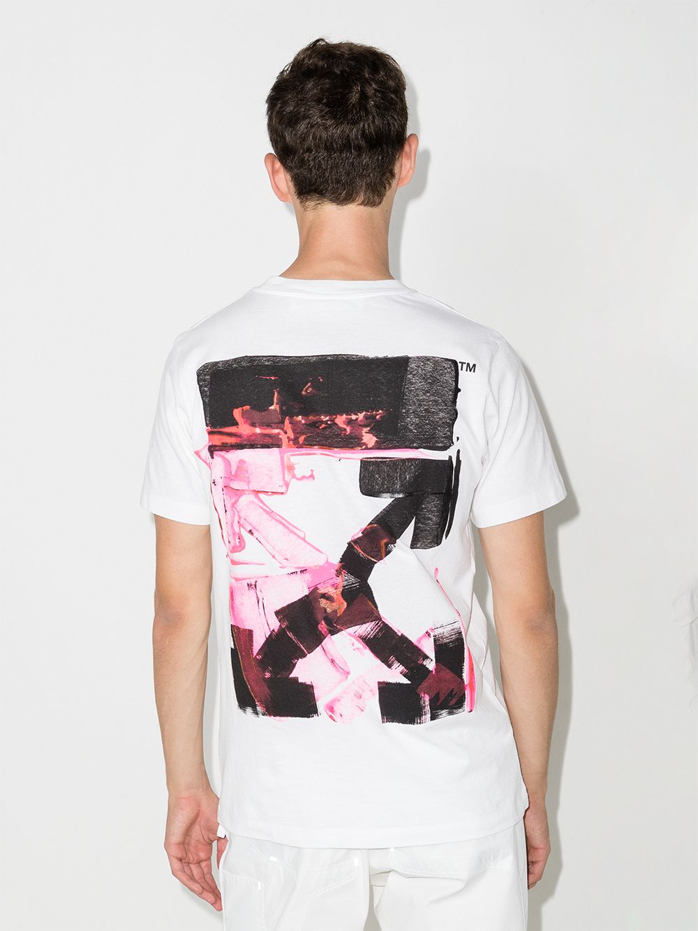 OFF-WHITE Acrylic Arrows S/S Slim T-Shirt White –