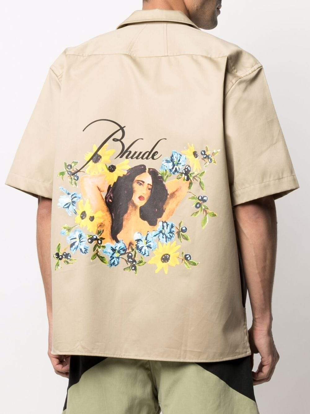 RHUDE Cigar Shirt Beige - MAISONDEFASHION.COM