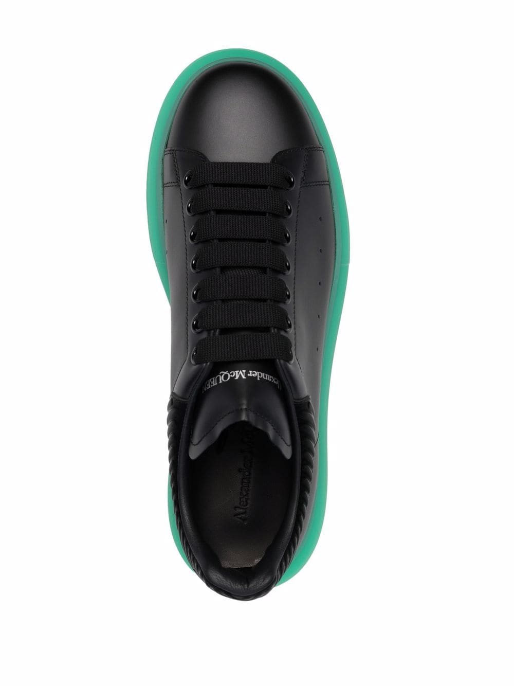 ALEXANDER MCQUEEN Oversized Sneakers Black/Green - MAISONDEFASHION.COM