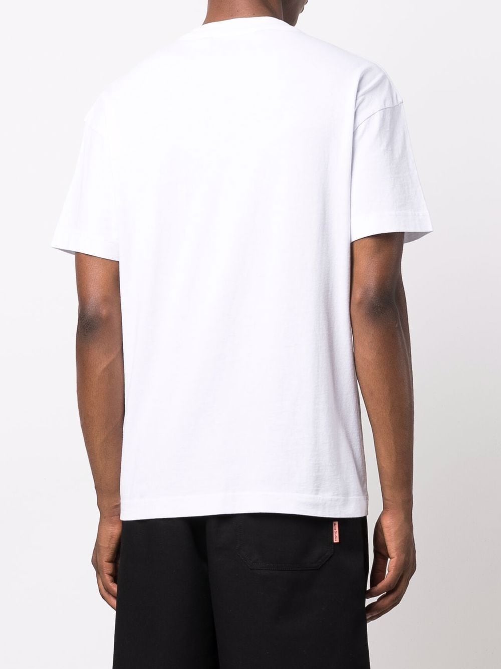 PALM ANGELS Palm Beach Heart Sprayed T-Shirt White - MAISONDEFASHION.COM