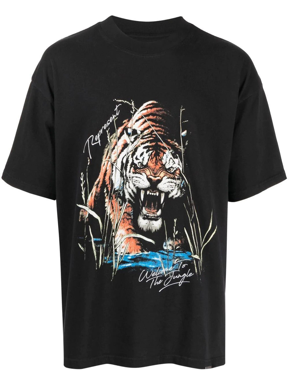 REPRESENT Welcome To The The Jungle T-Shirt Off Black