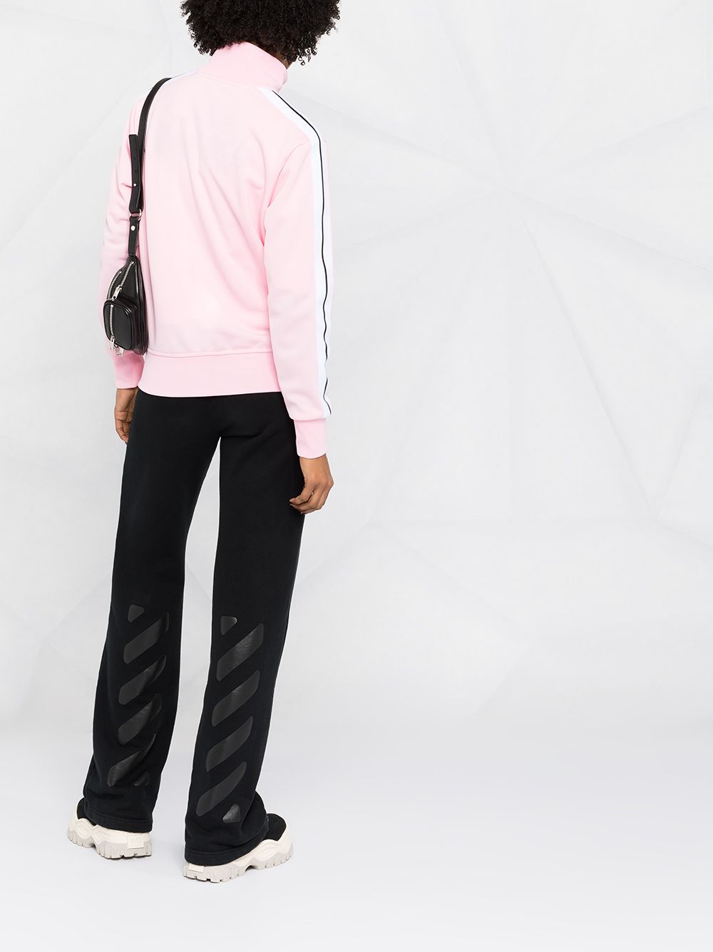 PALM ANGELS WOMEN Chest Logo Track Jacket Pink - MAISONDEFASHION.COM