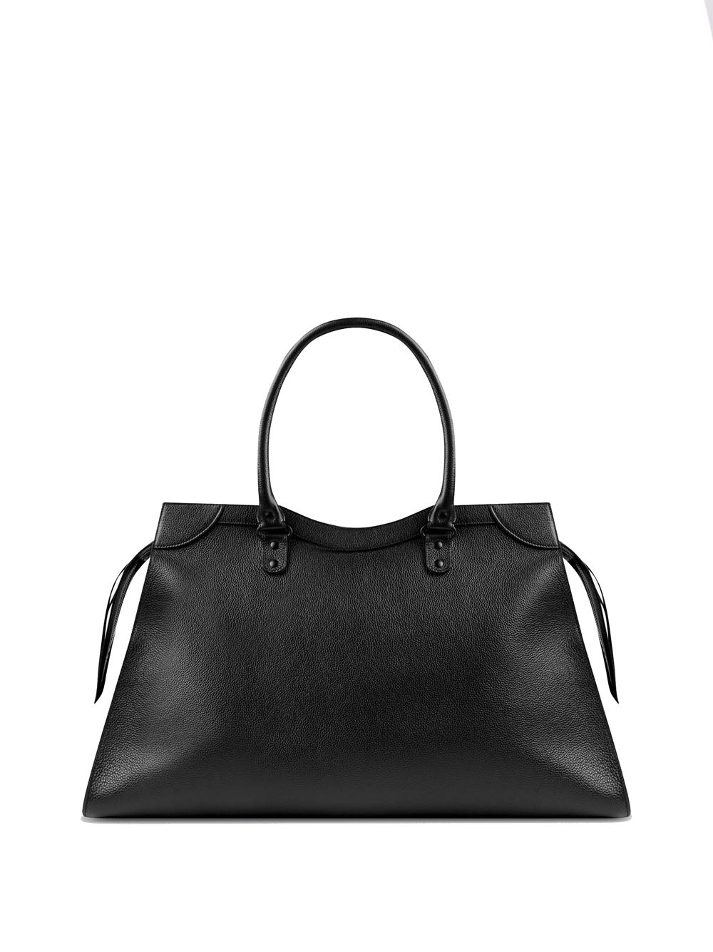 BALENCIAGA UNISEX Neo Classic Large Top Handle Bag Black