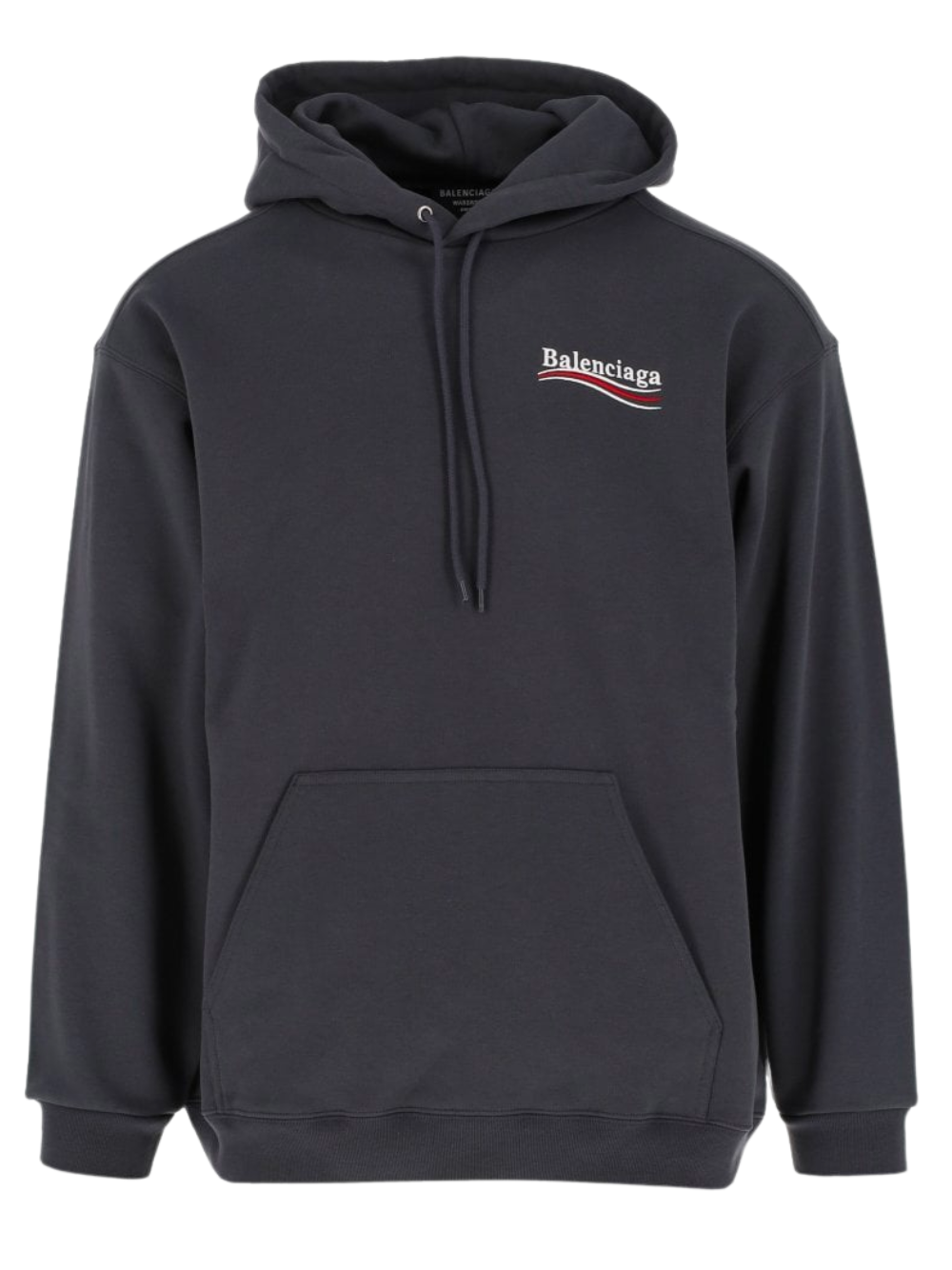 BALENCIAGA UNISEX Political Campaign Hoodie Medium Fit Dark BALENCIAGA UNISEX Political Campaign Hoodie Medium Fit Dark