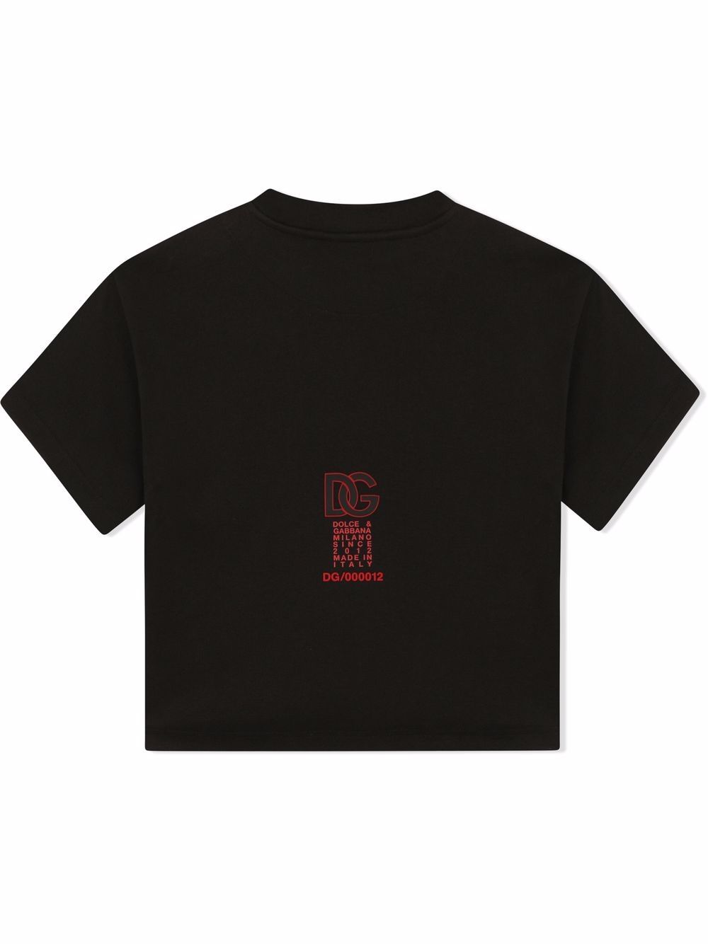DOLCE & GABBANA KIDS Leopard-print Logo T-shirt