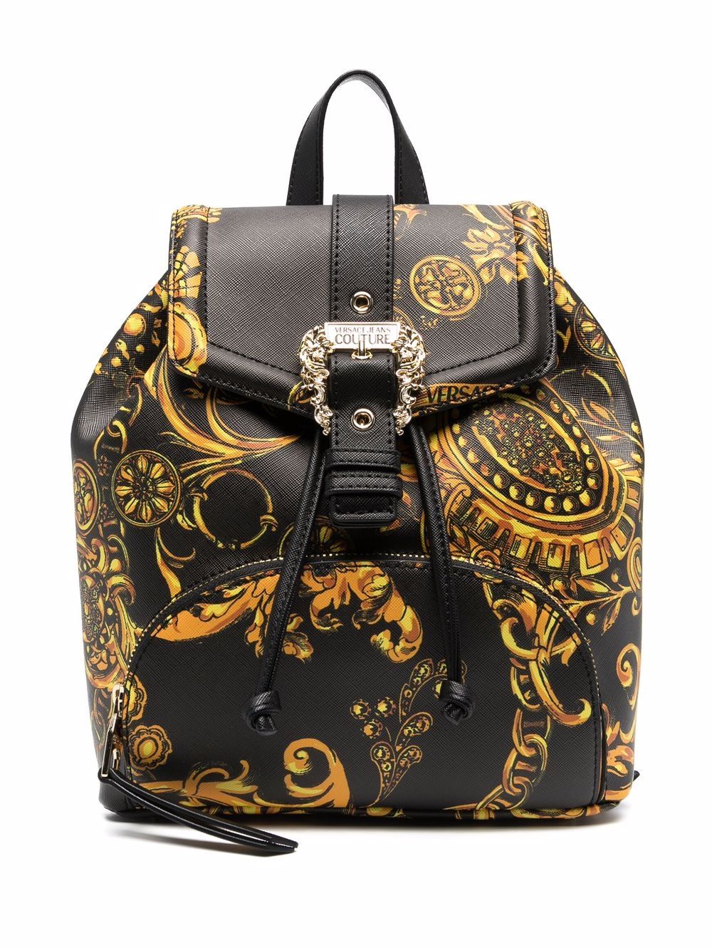VERSACE WOMEN Baroque Print Backpack Black – MAISONDEFASHION.COM