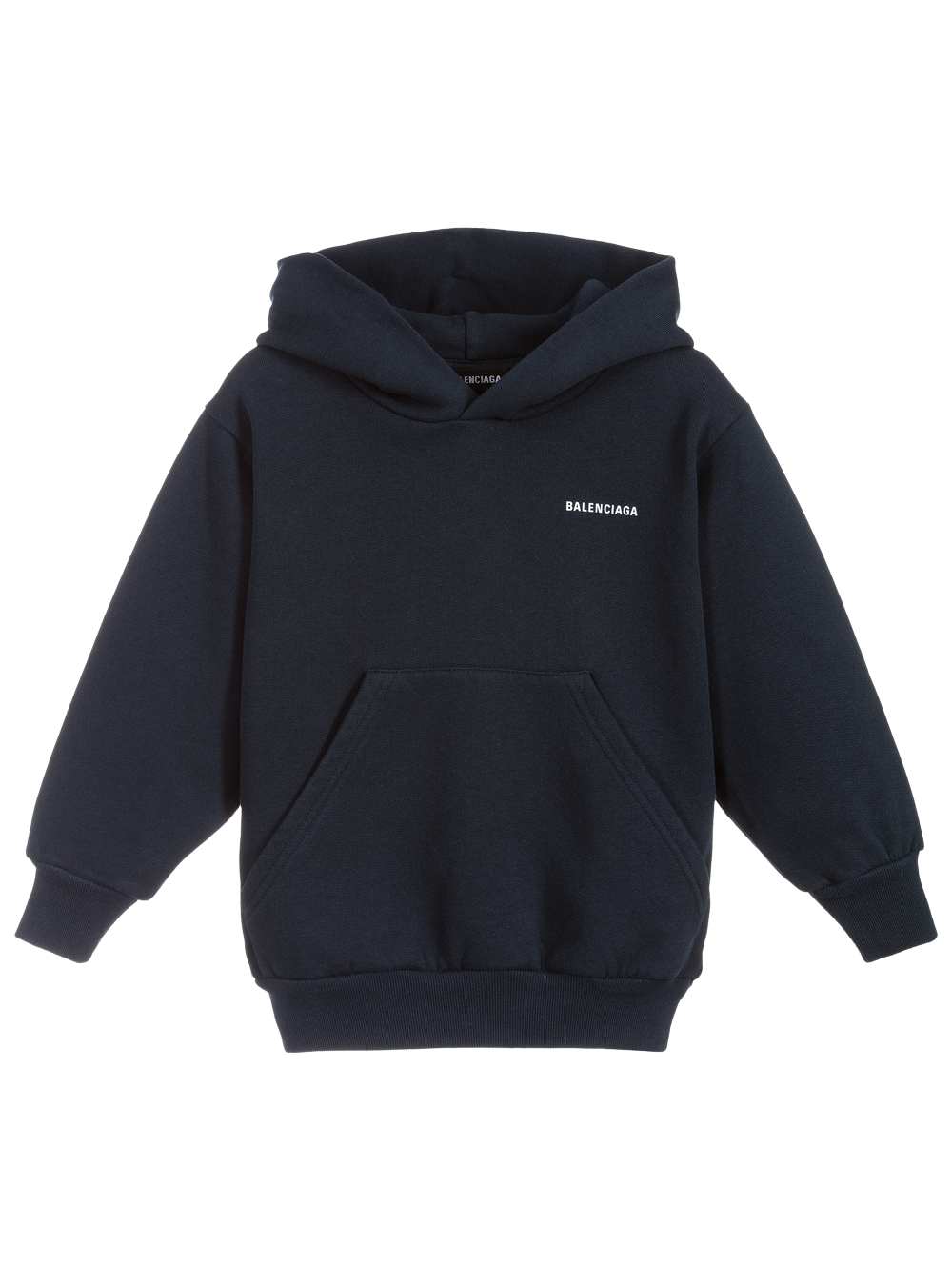 BALENCIAGA KIDS logo print sweatshirt navy – MAISONDEFASHION.COM BALENCIAGA KIDS logo print sweatshirt navy – MAISONDEFASHION.COM
