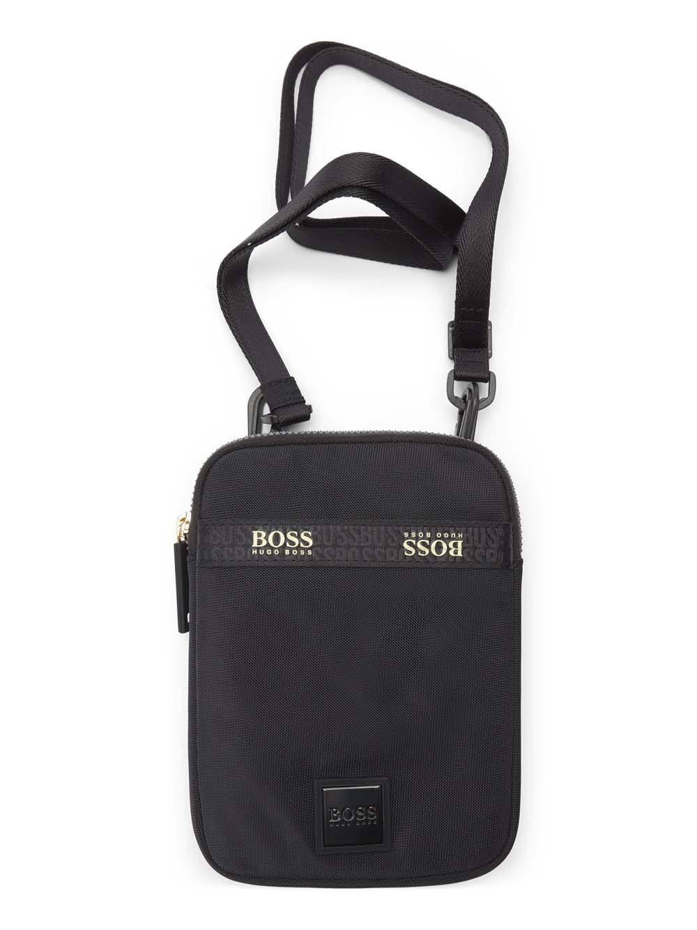 BOSS Crossbody pixel bag Black –