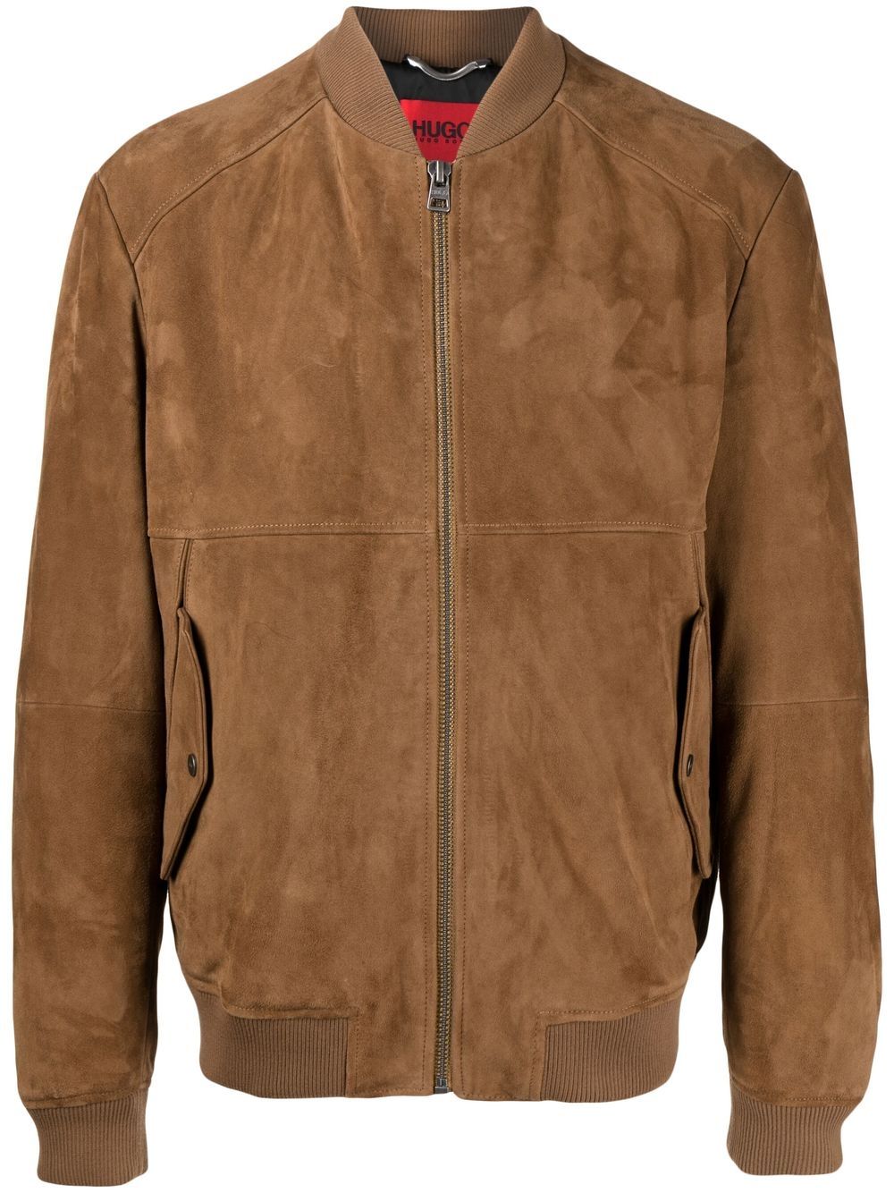 Suede Bomber Jacket Hugo Boss Suede Jacket Regular Fit Jacket Hugo