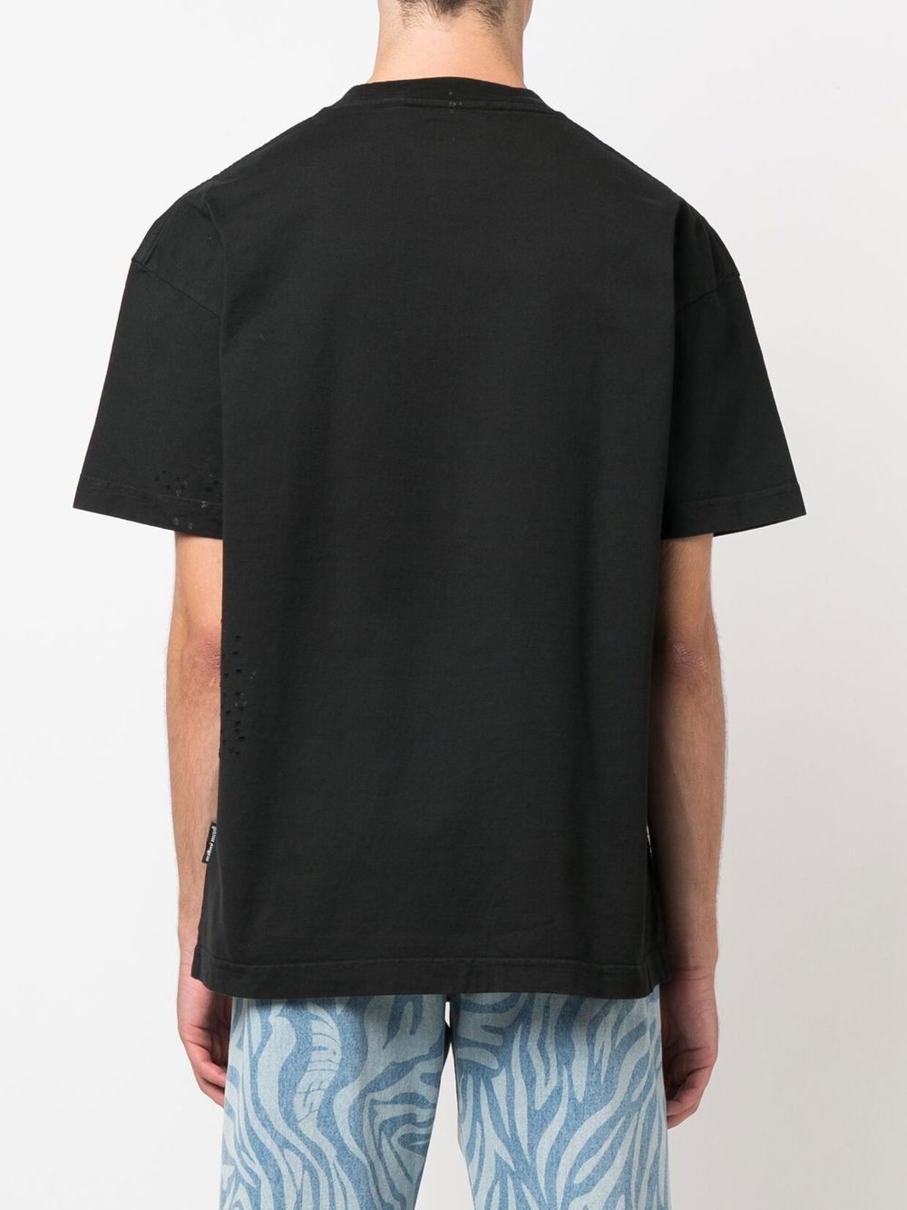 PALM ANGELS Logo-print T-shirt Black - MAISONDEFASHION.COM
