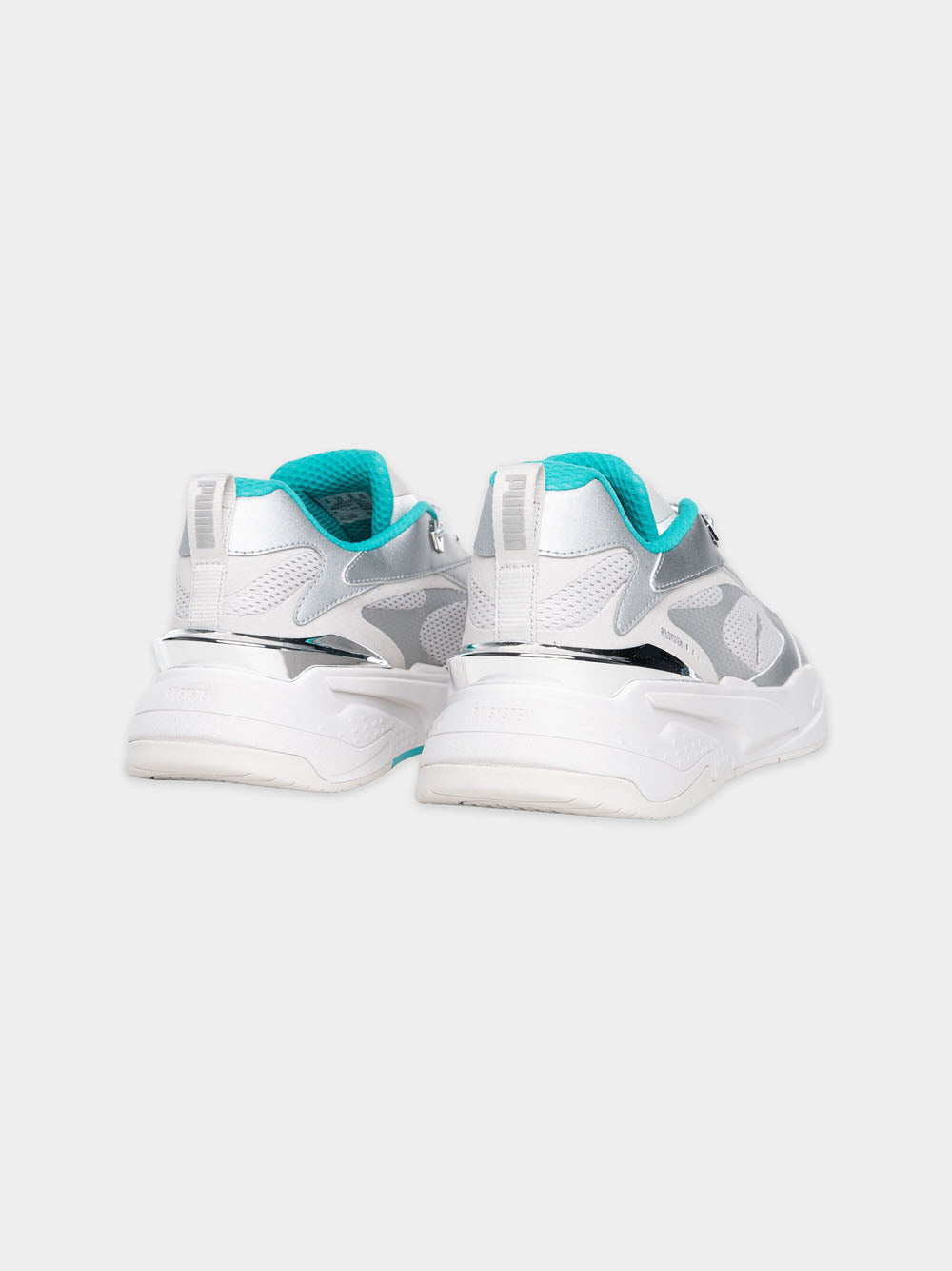 スニーカー PUMA X BALR. Panelled Mesh Sneakers Silver/Spectra Green PUMA X BALR. Panelled Mesh Sneakers Silver/Spectra Green