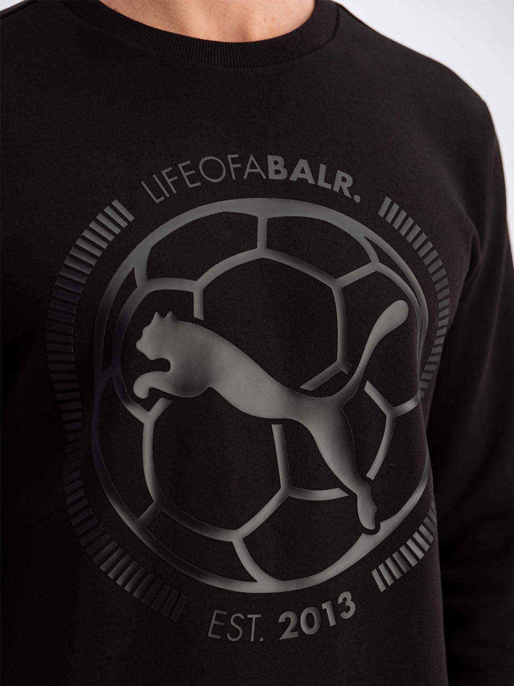 スウェット・トレーナー PUMA X BALR. Crewneck Sweater Black PUMA X BALR. Crewneck Sweater Black – MAISONDEFASHION.COM