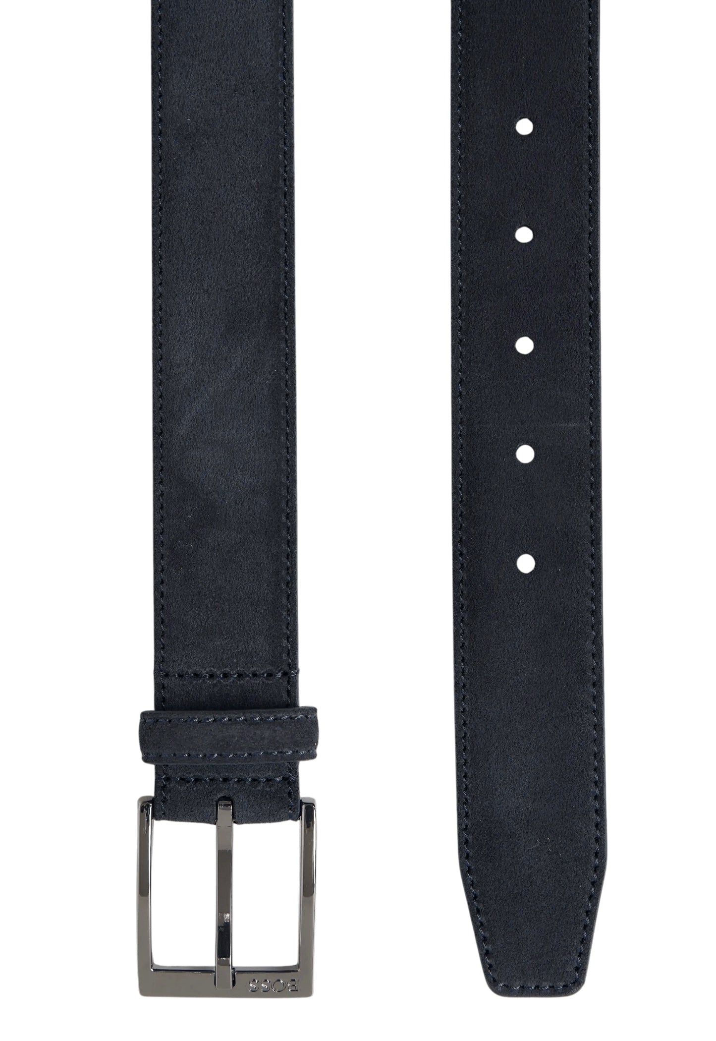 BOSS Elloy SD GMST Luxurious Suede Premium Belt Dark Blue ...