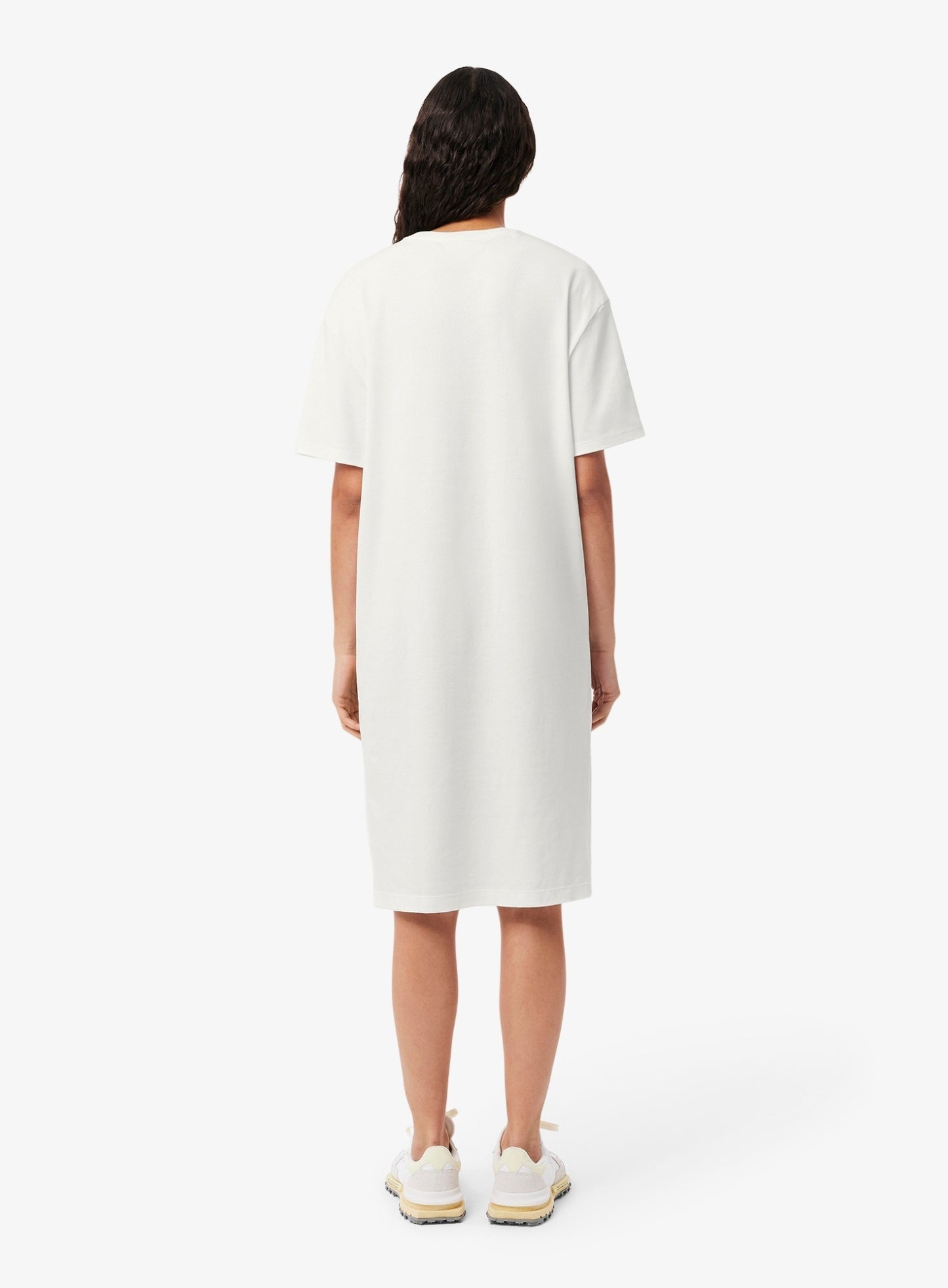 lacoste t shirt dress Women's Trim Accent Jersey T-Shirt Dress - Dresses - New In 2026
